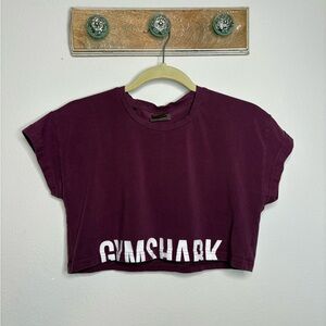 Gymshark Plum Tee with Logo